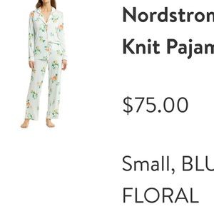 Nordstrom pajama set sz small